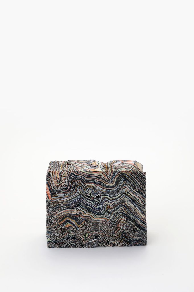 Jongjin Park-Collapsed form multicolor, 2023, 20x20x10