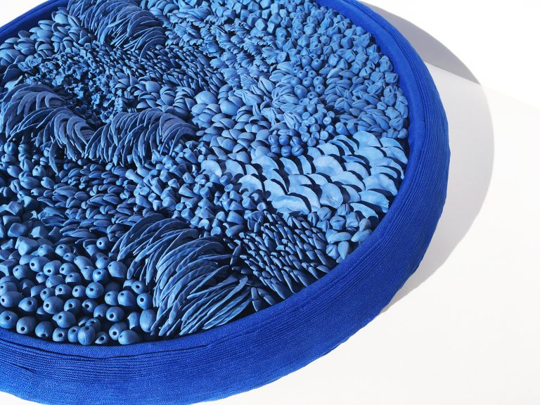 Katia Terpigoreva- tapisserie perles - tambourin_II