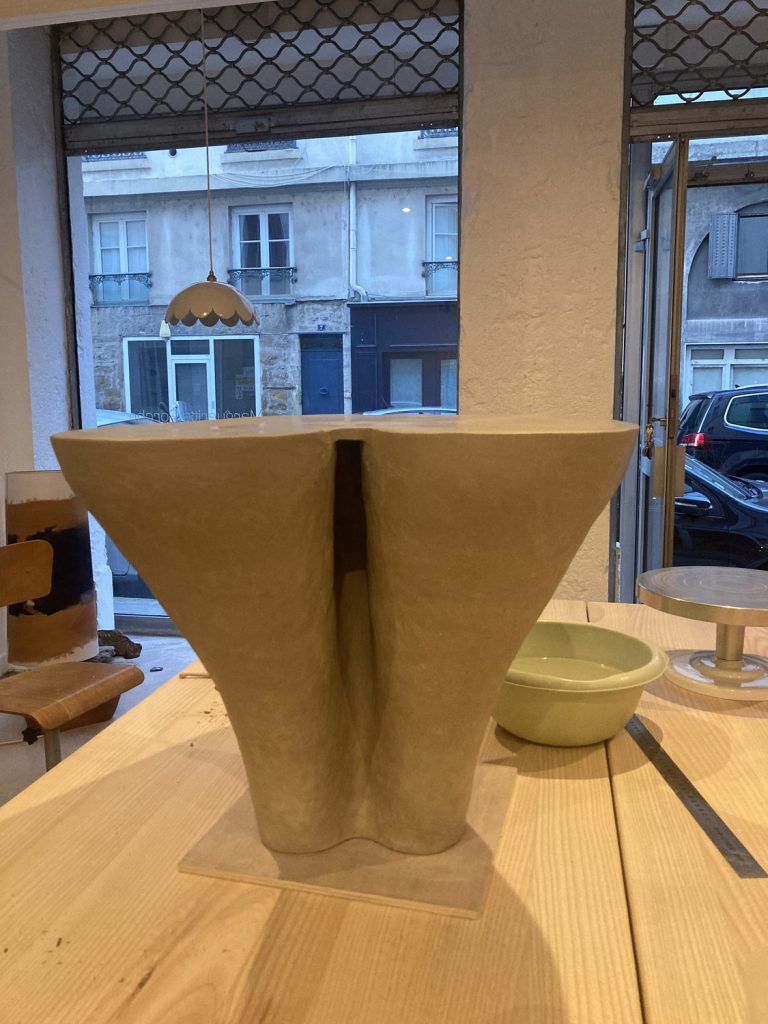 Marguerite Porche - Fabrication Tabouret Coeur Marguerite Porche 1
